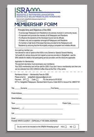 Membership form