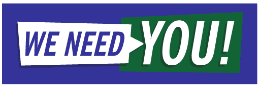 We need you!
